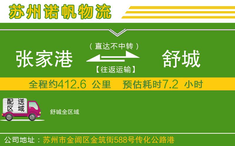 張家港到舒城物流公司