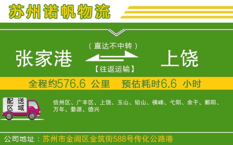 張家港到上饒物流公司