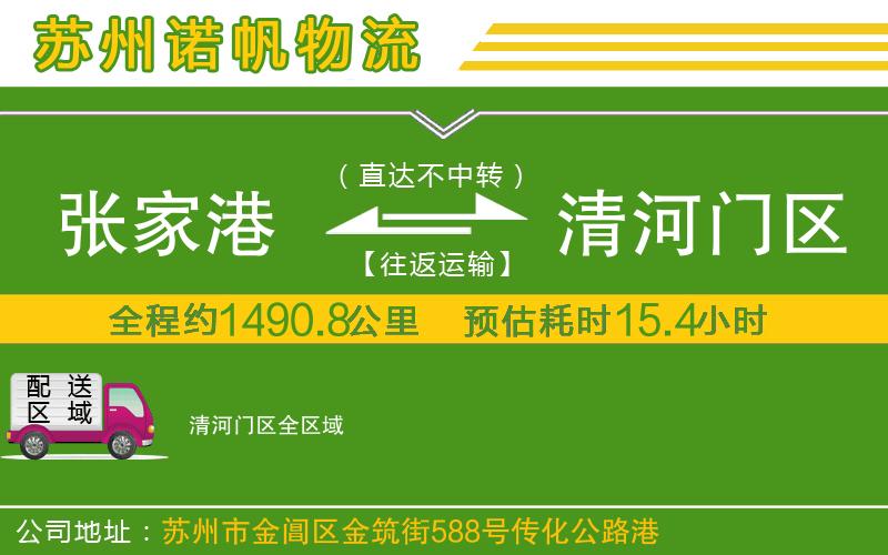 張家港到清河門區(qū)物流公司