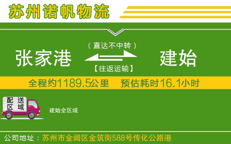 張家港到建始物流公司