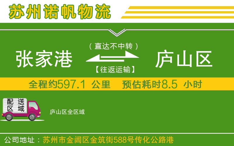 張家港到廬山區(qū)物流公司