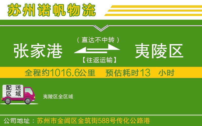 張家港到夷陵區(qū)物流公司