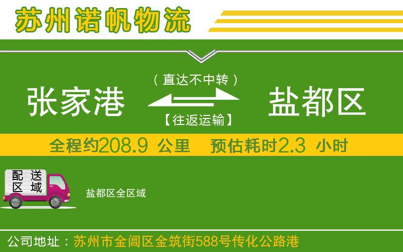 張家港到鹽都區(qū)物流公司