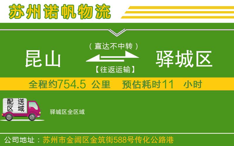 昆山到驛城區(qū)物流公司