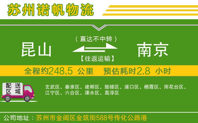 昆山到南京物流公司