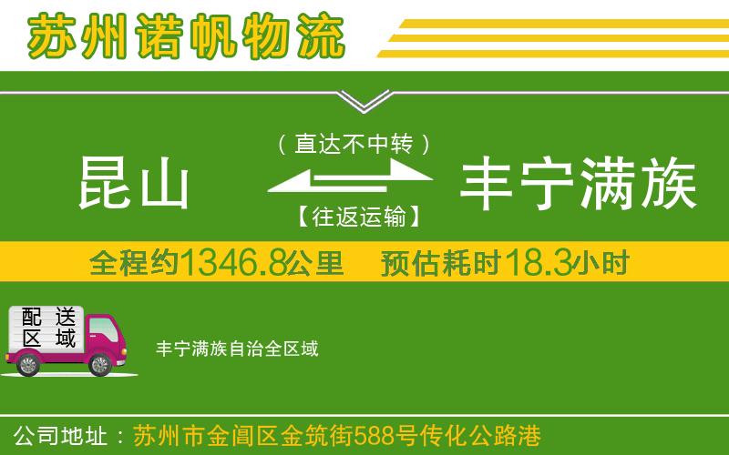 昆山到豐寧滿族自治物流公司